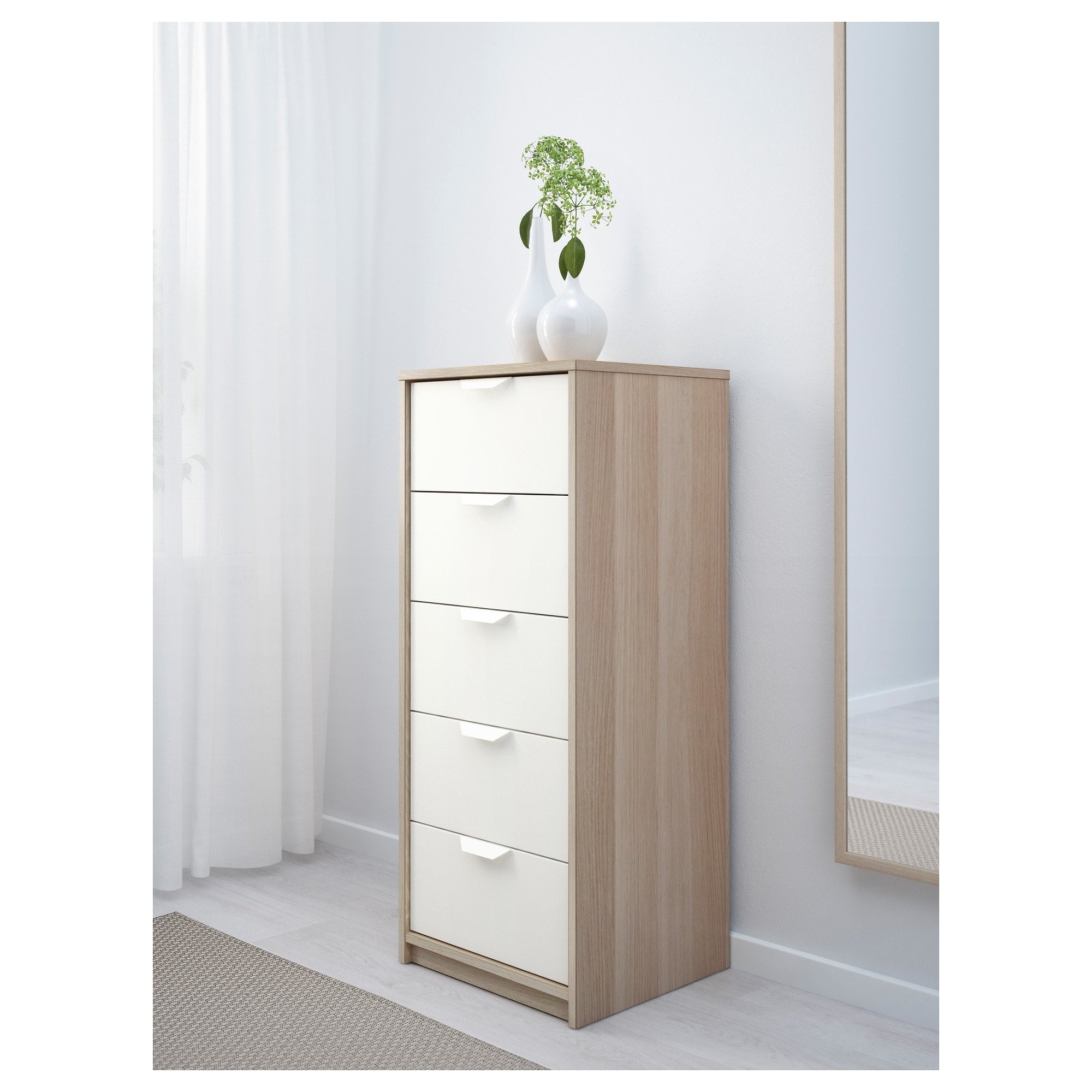 Askvoll Five Drawer Chest Ikea Has All Of The Space Saving