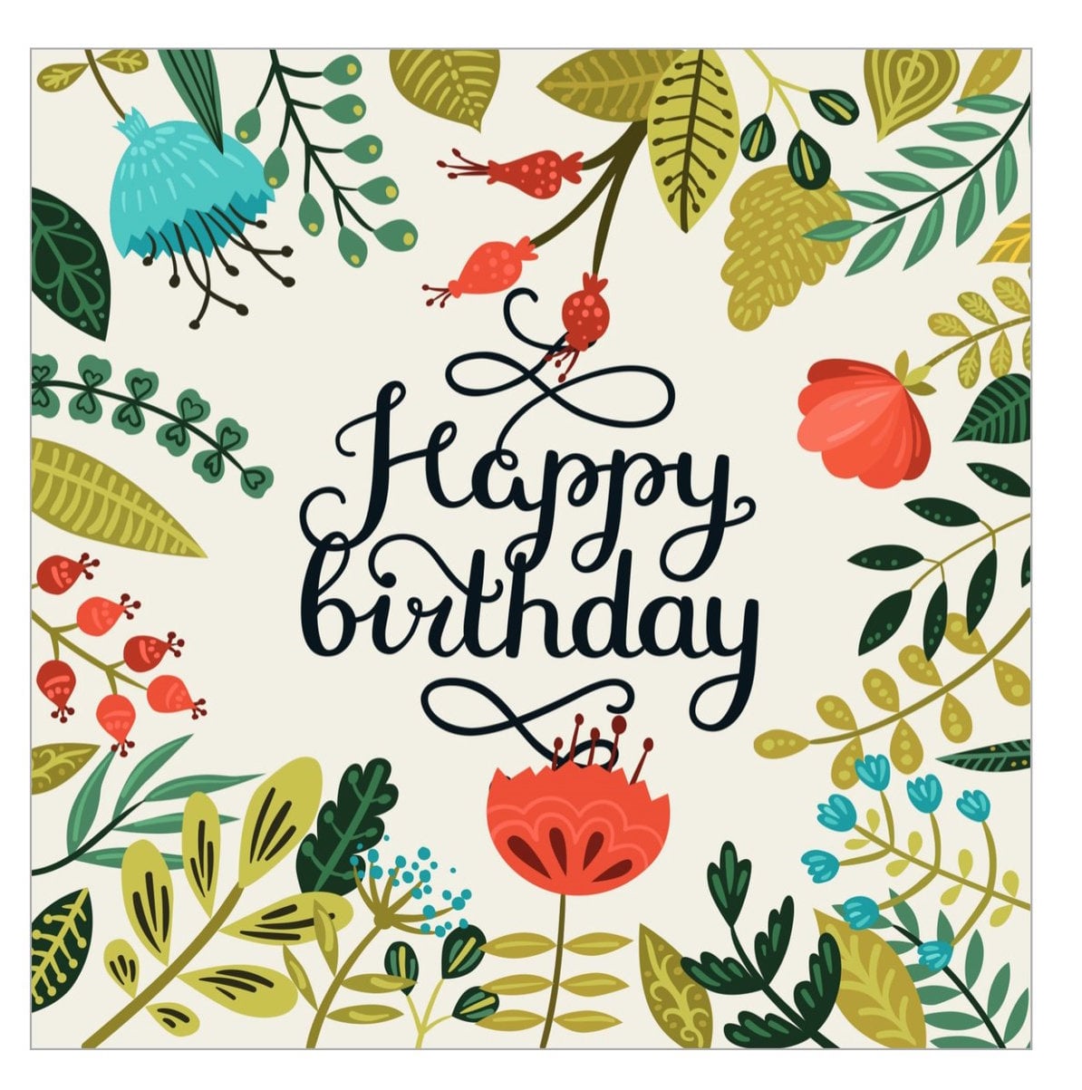 Happy Birthday: Birthday Card