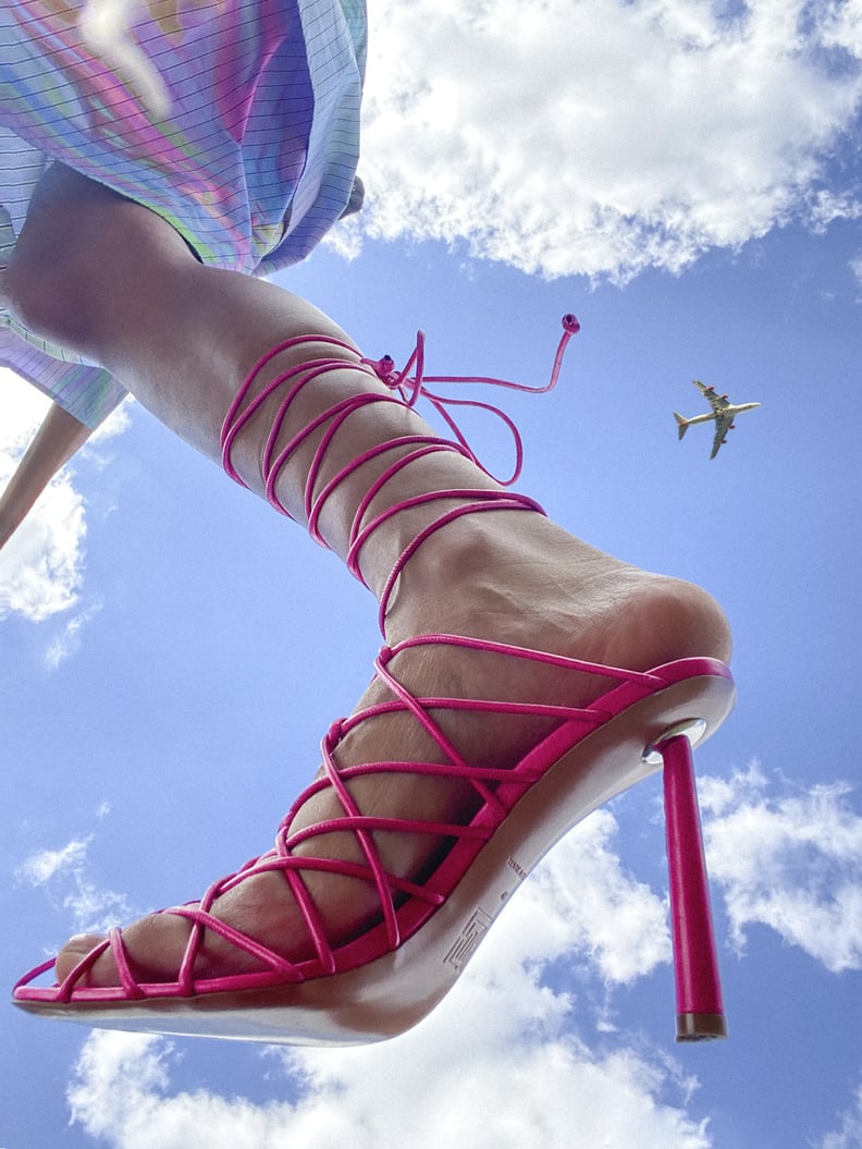 Rihanna heels fenty top