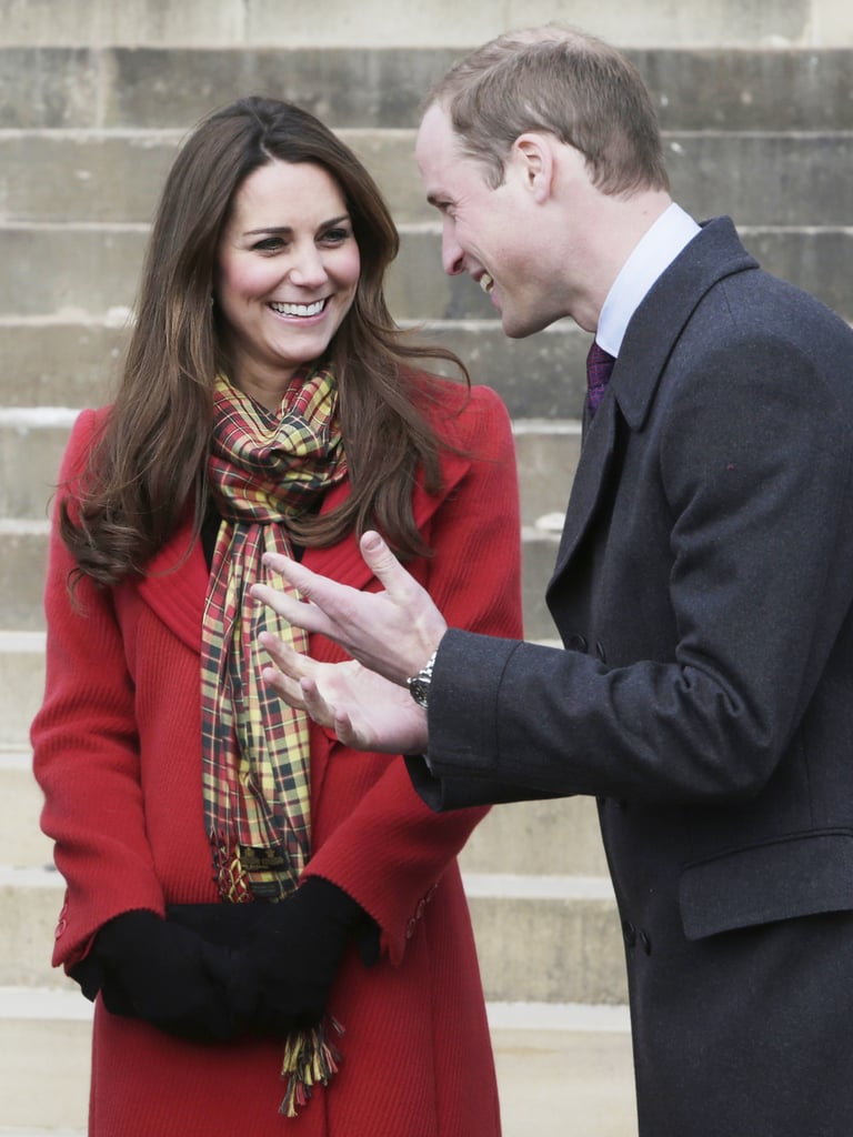 Kate Middleton listened closely while Prince William chatted during a visit to the Dumfries House in March 2013.