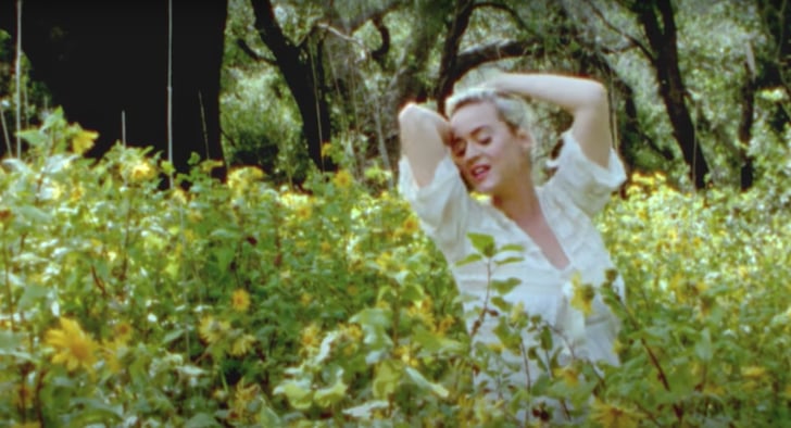 See Katy Perry's White Lace Dresses in "Daisies" Music ...