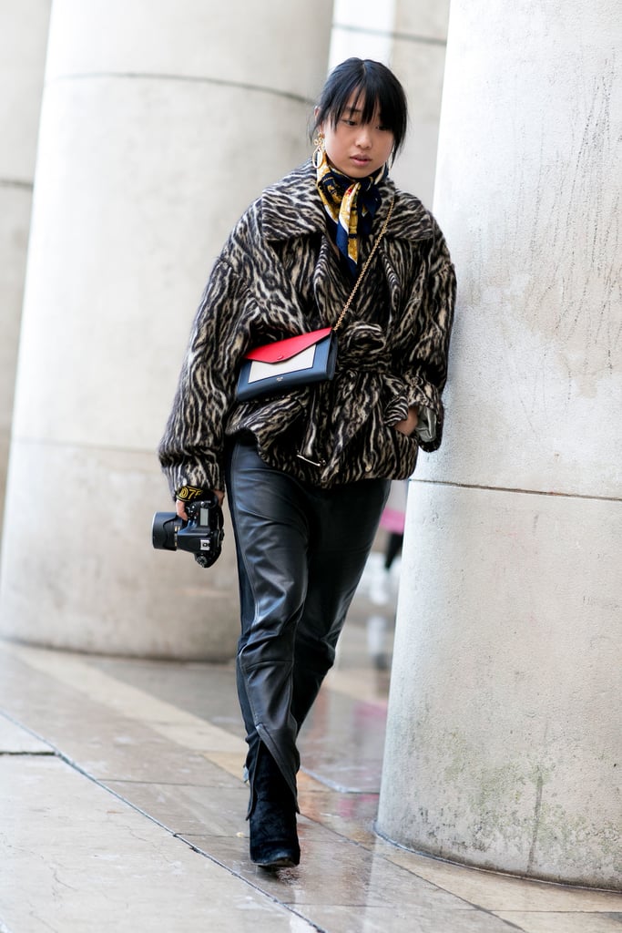 Margaret Zhang wearing a Céline bag.