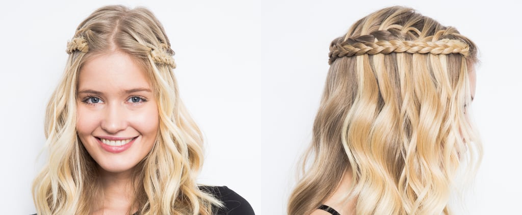Waterfall Braid Hairstyle How-To