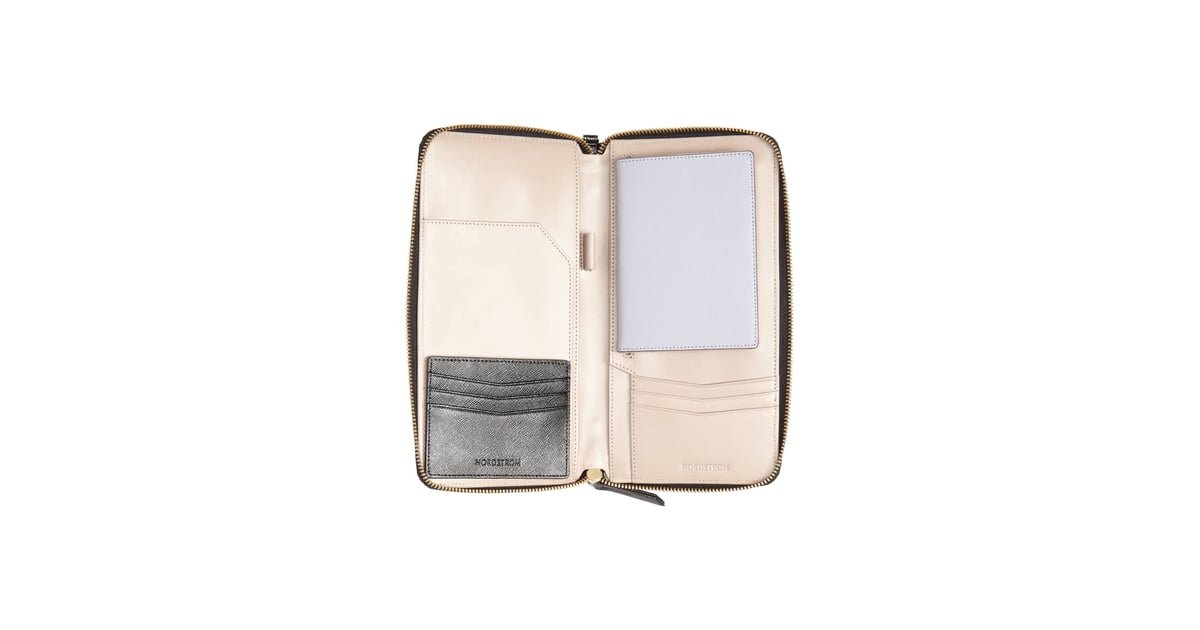 Nordstrom Leather Travel Organizer Best Travel Accessories POPSUGAR