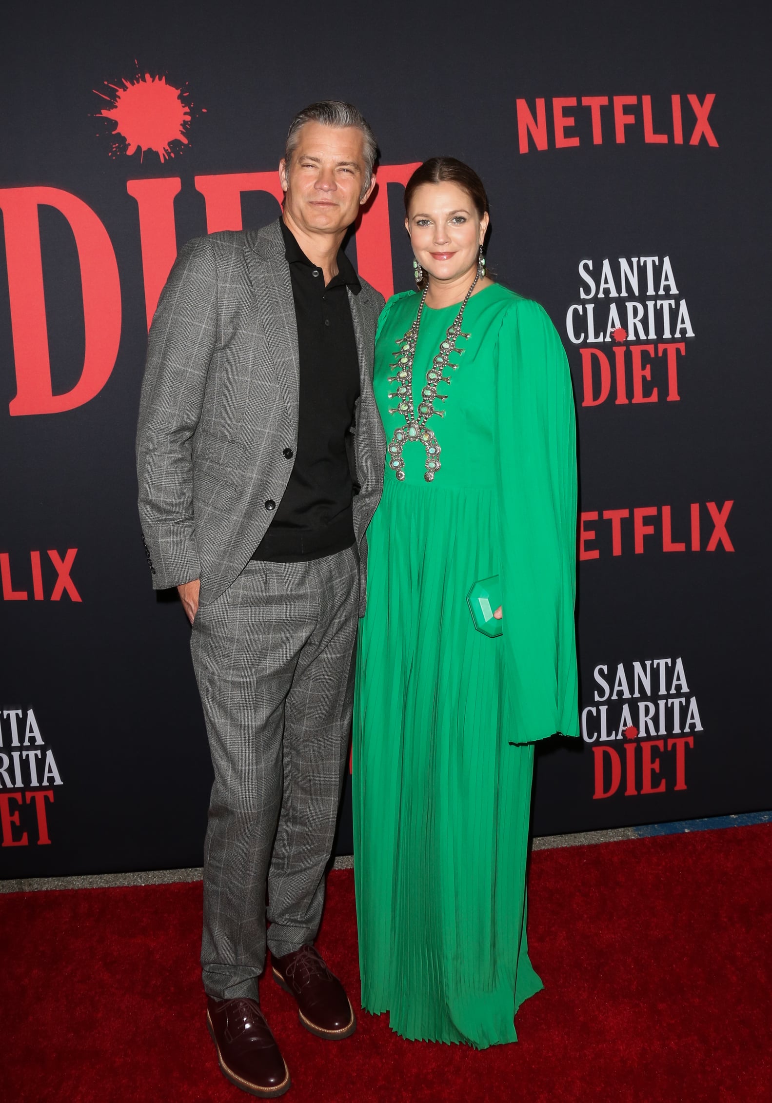 Drew Barrymore Timothy Olyphant Santa Clarita Diet Premiere | PS Celebrity
