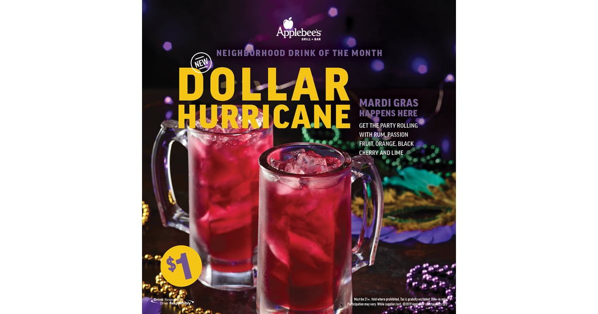 Applebee's Dollar Hurricanes February 2019 POPSUGAR Family Photo 2
