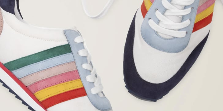 colorful trendy sneakers