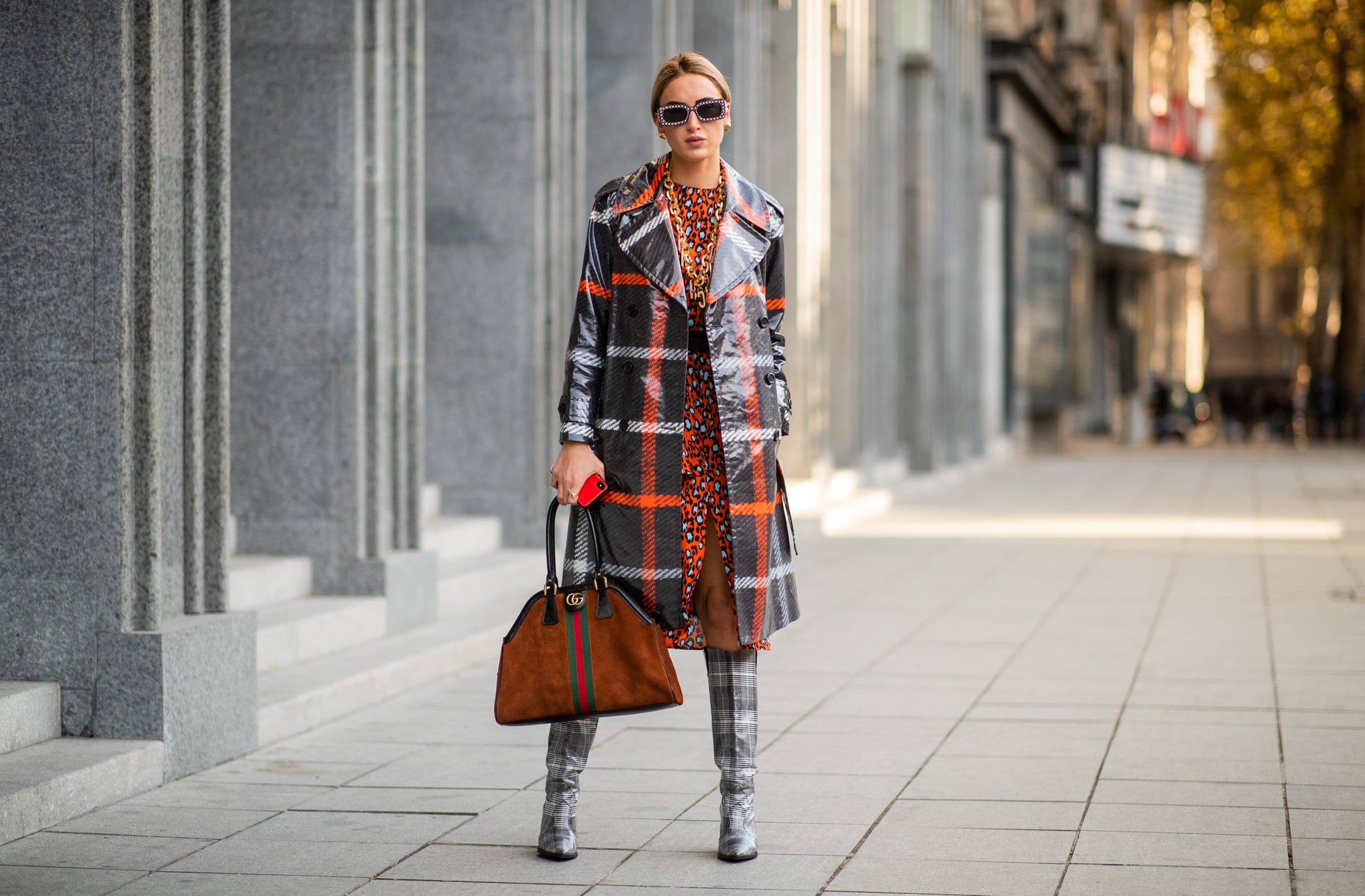 Style a Midi Dress With a Vinyl Trench Coat and Thigh-High Boots, 19 Winter  Outfit Ideas That'll Get You Through 2019 in Absolute Style