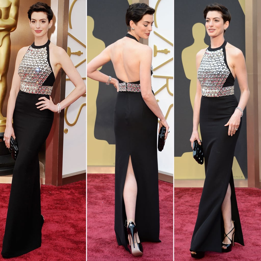 Anne Hathaway Oscar Dress