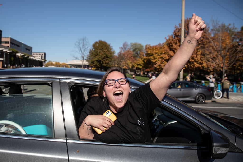 Crowds Celebrate Joe Biden and Kamala Harris's Win | Photos