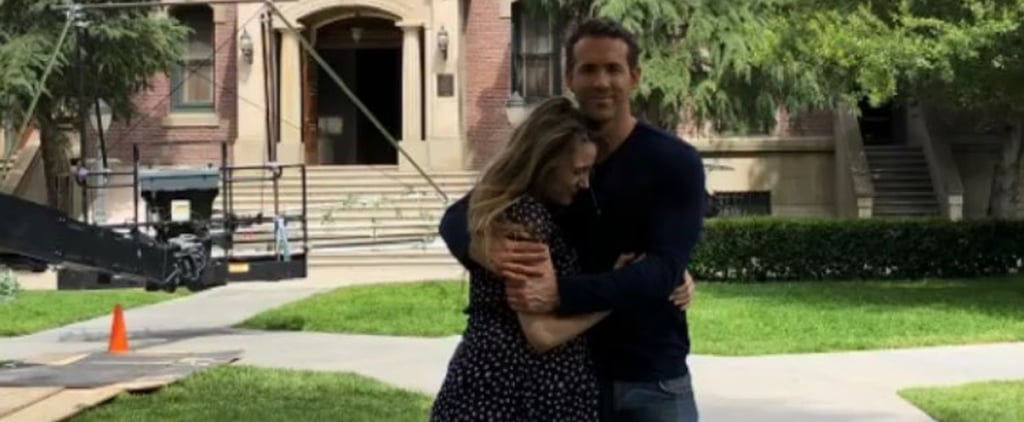 Blake Lively Visits Ryan Reynolds on Free Guy Set June 2019