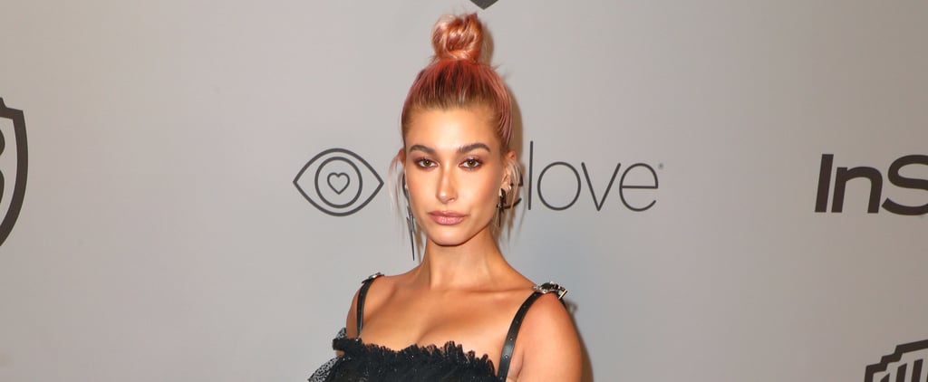 Hailey Baldwin's Golden Globes Afterparty Dress 2018