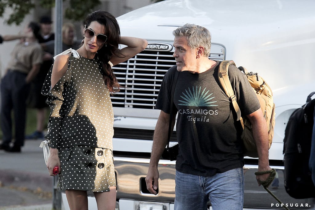George and Amal Clooney Out in LA October 2016