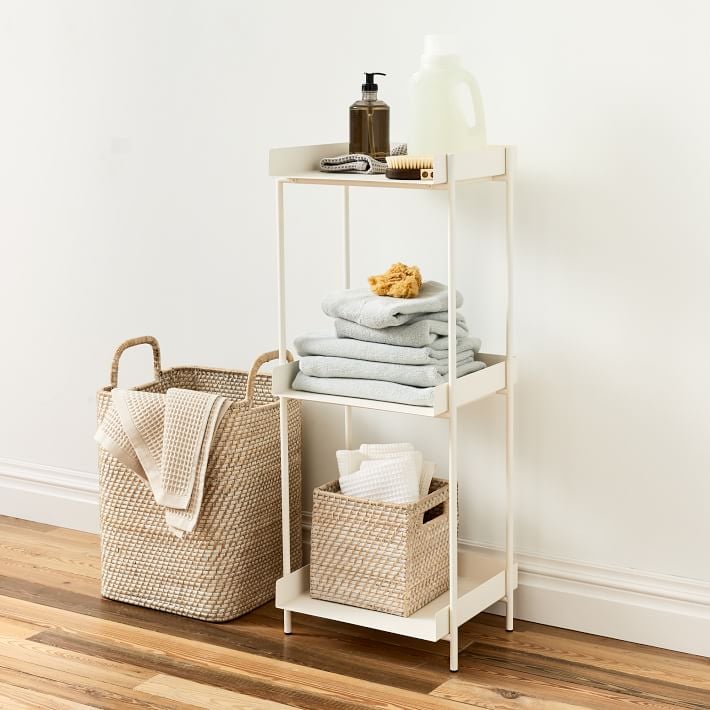 West Elm Floating Lines Metal 3-Tiered Storage Shelf