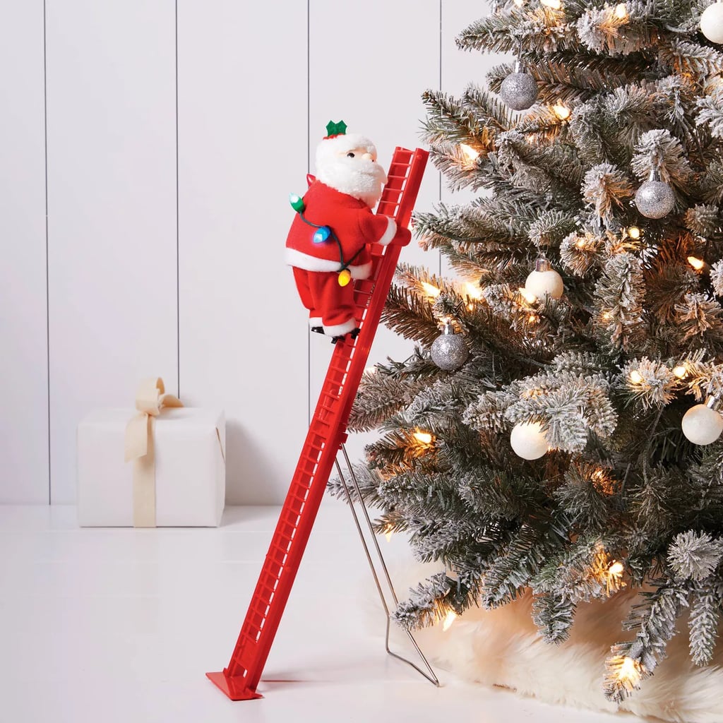 Small Climbing Santa Decorative Figurine