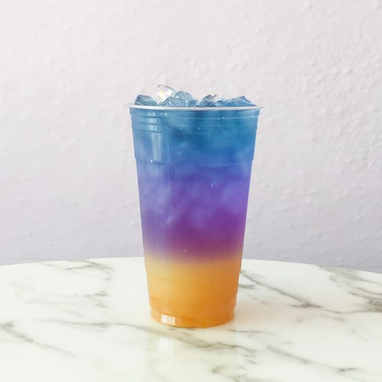 Orange Yuzu Rainbow Tea Drink