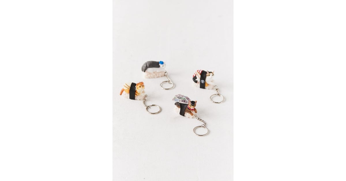 Sushi roll cheap cat keychain