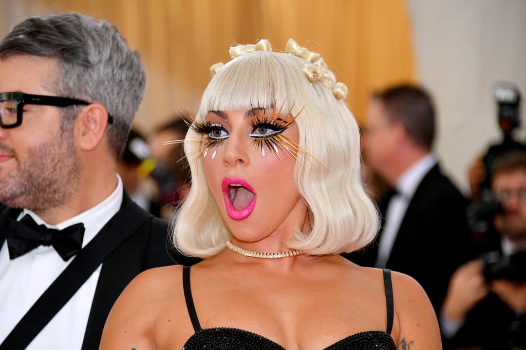 Lady Gaga Eyelashes at the Met Gala 2019
