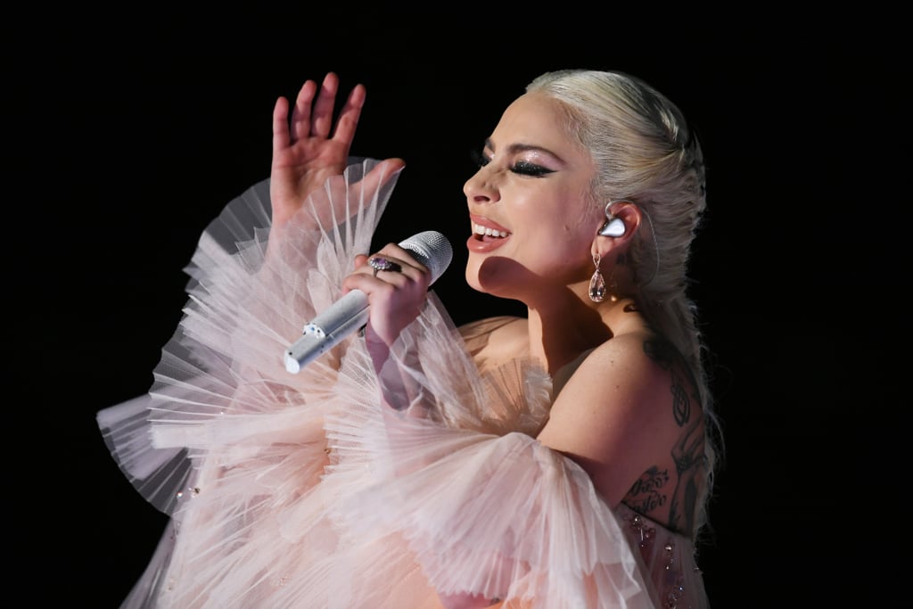 Lady Gaga at the 2018 Grammys