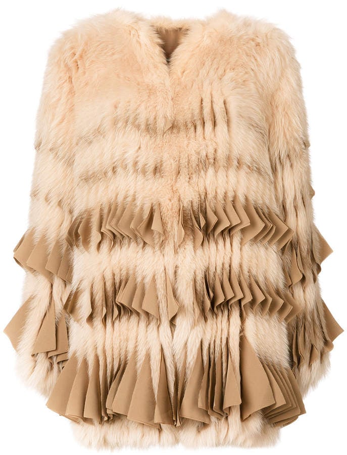 Givenchy Fringed Fur Coat