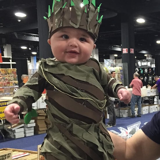 Baby Groot Costume at Boston Comic Con