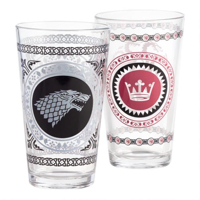 Game of Thrones Pub Glasses Set of Two