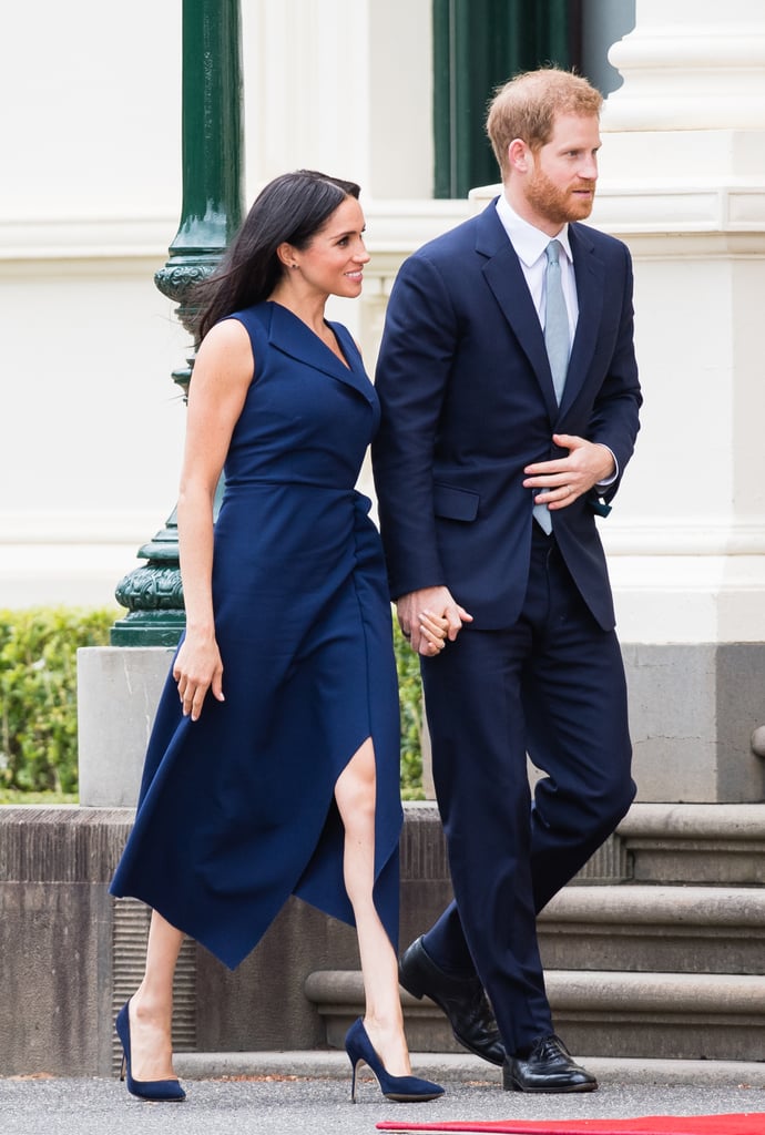 Meghan Markle Wears Dion Lee Dress October 2018