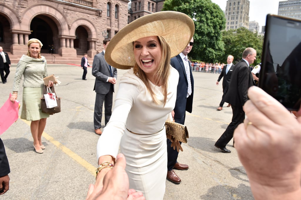 Queen Maxima of the Netherlands' Happy Faces
