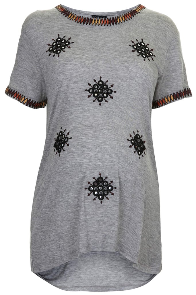 Topshop Maternity Folk Mirror Embroidered Tee ($24, originally $56)