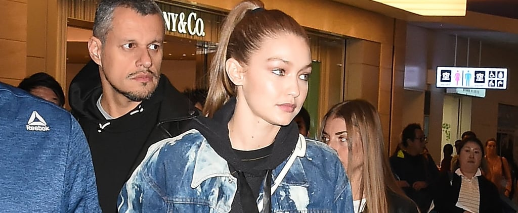 Gigi Hadid Yellow and Black Reebok Sneakers 2018