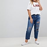 Asos Curve Recycled Florence Authentic Straight Leg Jeans