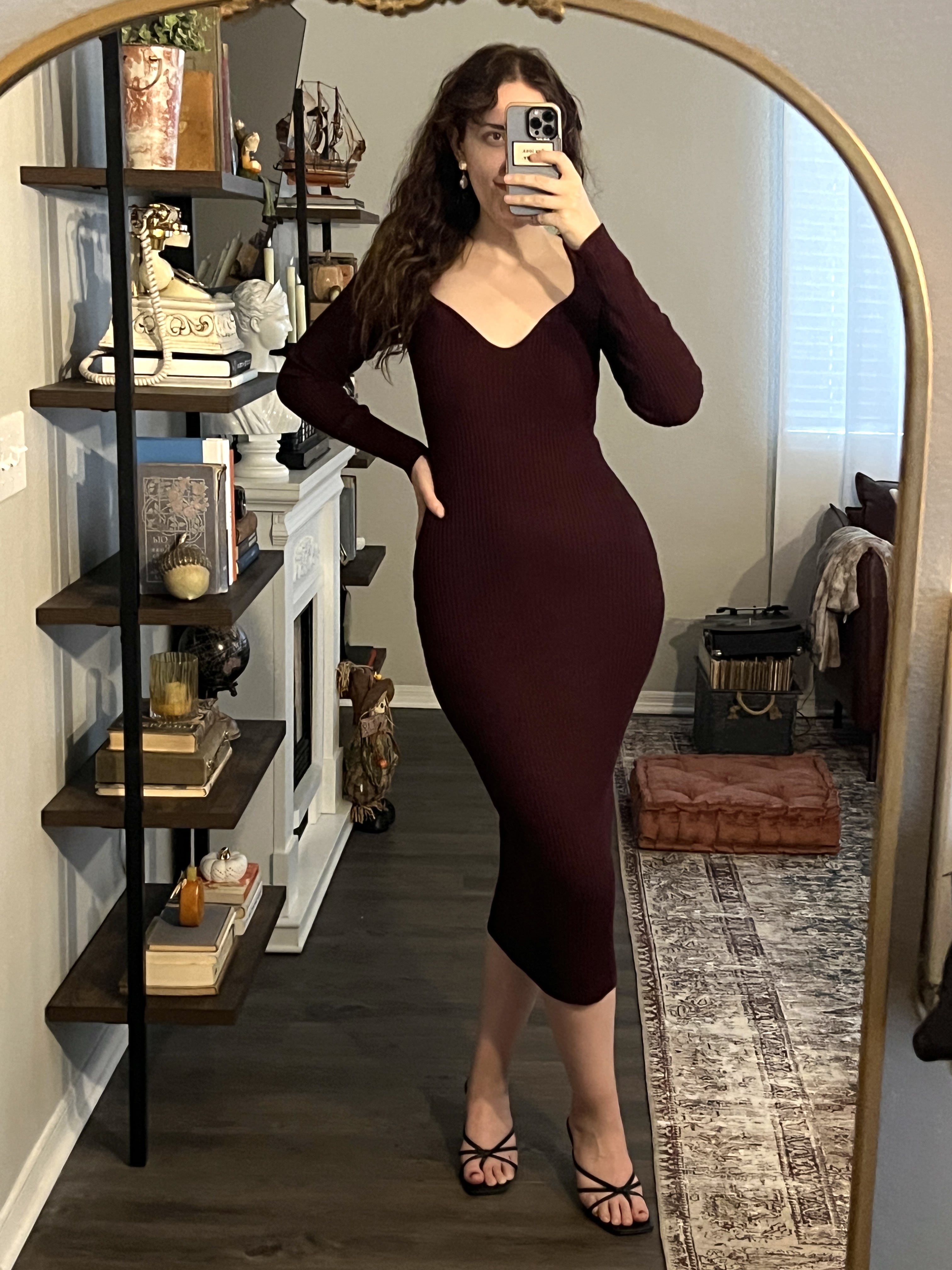 H&M Rib-Knit Sweaterdress Review With Photos
