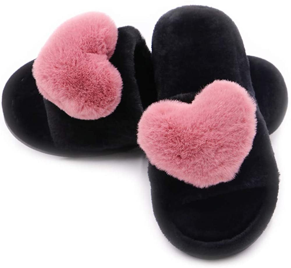 Fuzzy Fluffy Furry Fur Slippers