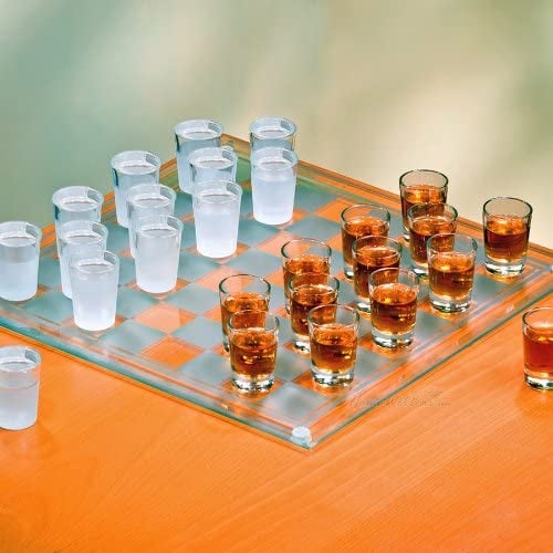 Shots Anyone? Shot Glass Checkers Game