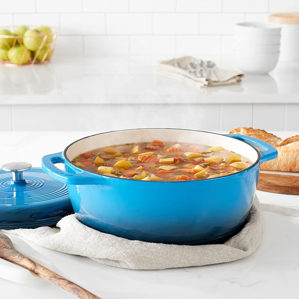 AmazonBasics Enameled Cast Iron Covered Dutch Oven