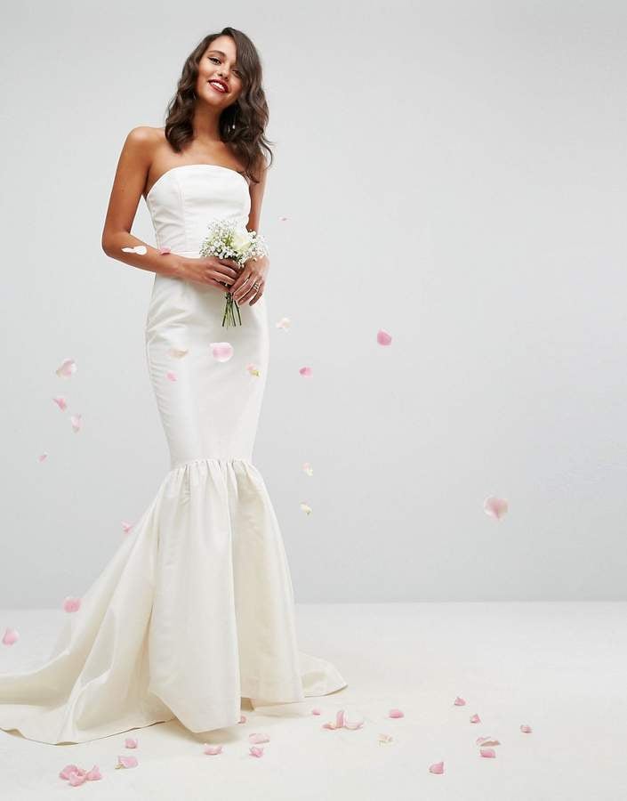 ASOS Bridal Edition Trumpet Hem Maxi Dress