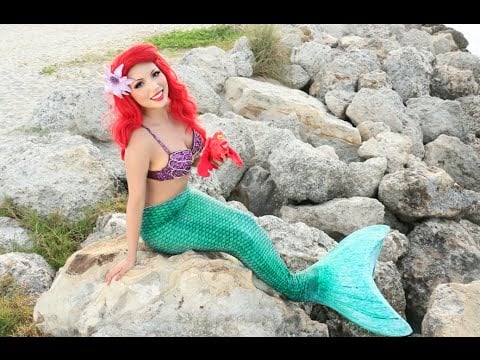 Disney's Little Mermaid Makeup Tutorial !!!