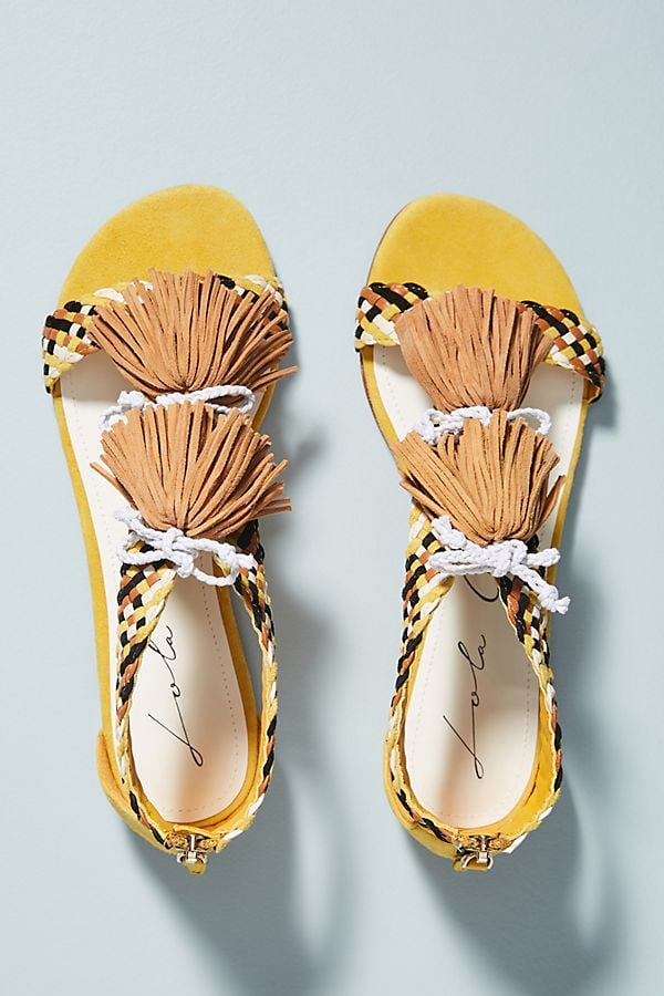 Lola Cruz Tasseled Sandals