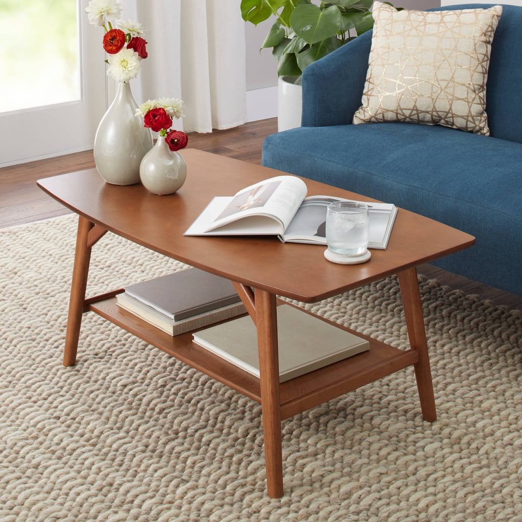 Better Homes Gardens Reed Mid Century Modern Coffee Table 