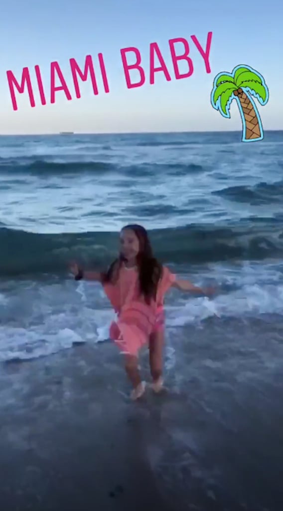 Giada De Laurentiis on the Beach in Miami February 2019