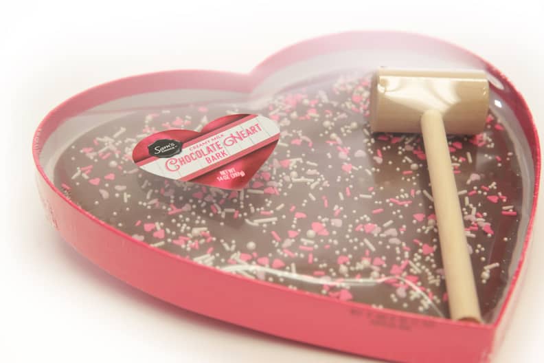 Heart-shaped Box of Chocolates (White w/ Birds) - Anderson's Candies