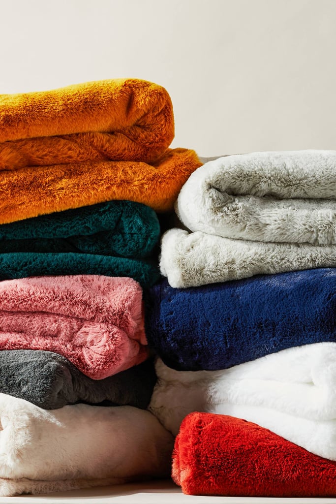 Sophie Faux Fur Throw Blanket