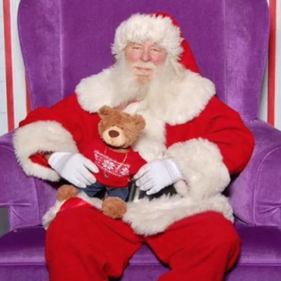 Mom Honors Stillborn Baby With Teddy Bear on Santa's Lap