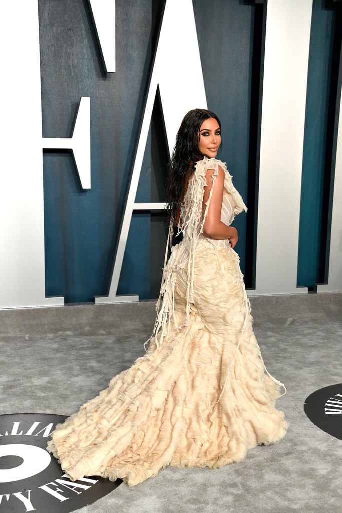Kim Kardashian West at the Vanity Fair Oscars Afterparty 2020