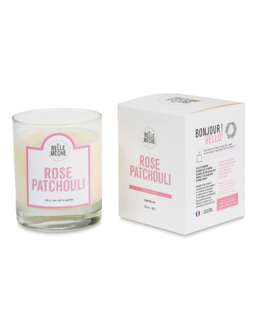 La Belle Meche Rose Patchouli Scented Candle