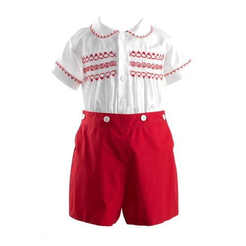 Rachel Riley Traditional Smocked Set