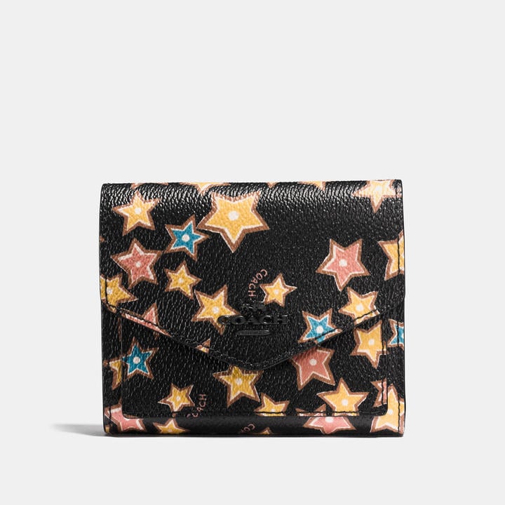 Coach Small Wallet With Starlight Print