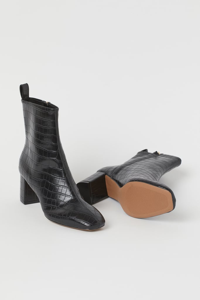 Block-heeled Ankle Boots