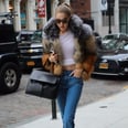 Gigi Hadid Has Her Choice of Coats, and She Picked the Furriest One of All