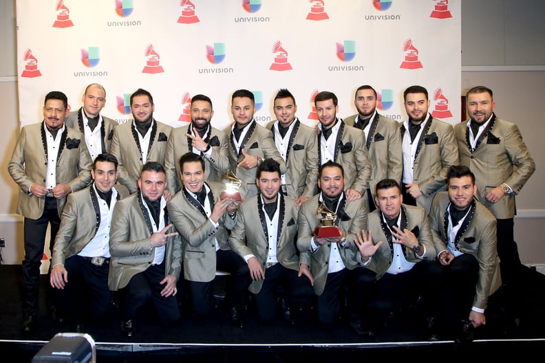 This Epic Group Shot of Banda El Recodo After Winning Best Regional Song